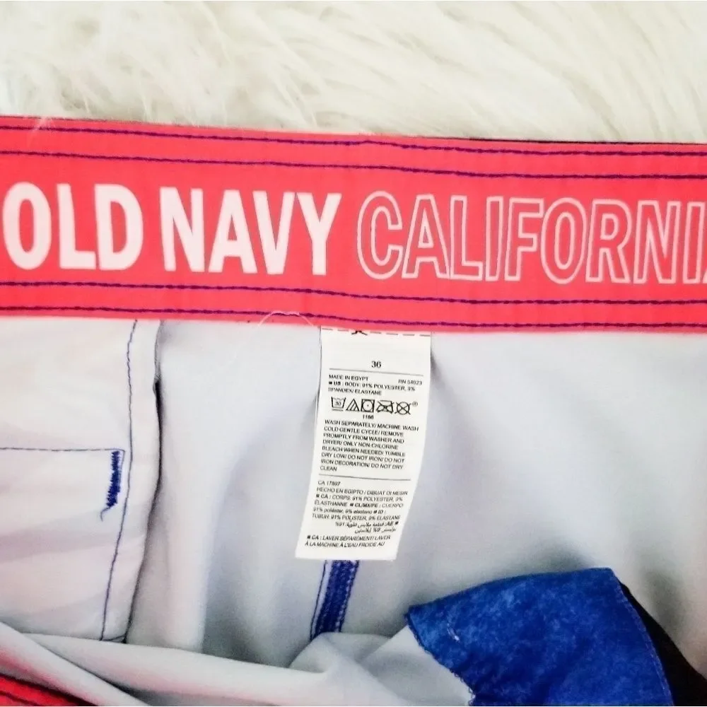 Old Navy California swim trunks no lining